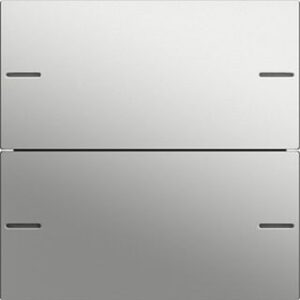 Gira Wippenset 2-fach Tastensor 4 System 55 Edelstahl 5752600 – Bild 1