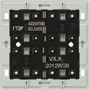 Jung Tastsensor-Modul 2-fach UP 20mA 2-kanalig 24VAC/DC 4xLED 4224TSM – Bild 1