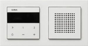 Gira UP-Radio IP Lautsprecher E2 Gira E2 +Rahmen 232029 – Bild 1