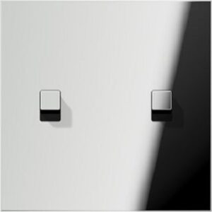 Jung Abdeckung 1fach mit 2 Kipphebeln GCR12-5E22 – Bild 1