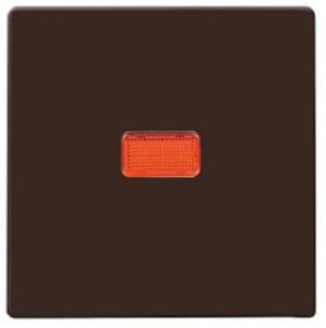 Busch-Jaeger Wippe Kontroll AW44 rote Kalotte braun 2107-31 – Bild 1