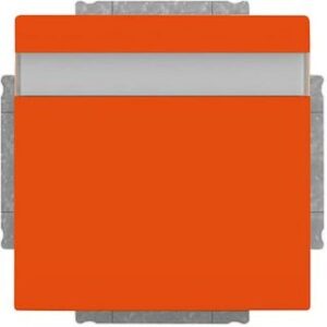 Busch-Jaeger SCHUKO Steckdose mit Klappdeckel mit Beschriftung future linear orange 20EUKNB-14-82 – Bild 1