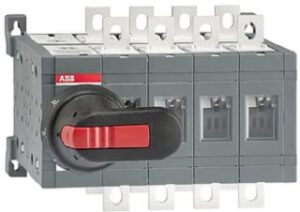 ABB Lastumschalter 4-polig 250A mit Grif OT250E04CFP – Bild 1