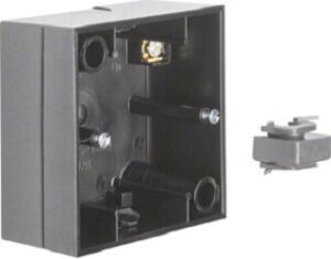 Berker Aufputz-Gehäuse 1-fach schwarz glänzend 10418935 – Bild 1