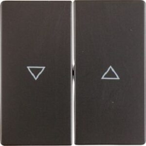 Berker Wippe anthrazit samt mit Aufdruck Pfeil 16256086 – Bild 1