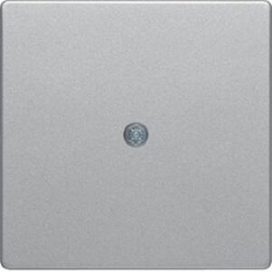 Berker Zentralstück Aluminium lackiert Kabelausl+VDo-Anschl 10196084 – Bild 1