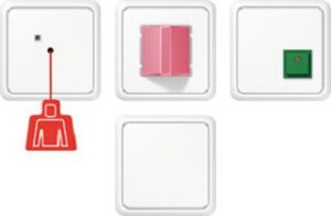 Jung Notrufset alpinweiss NRSCD0834WW – Bild 1