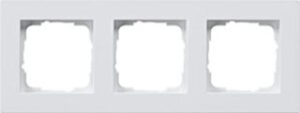 Gira Abdeckrahmen 3-fach flach E2 Reinweiss matt 0213225 – Bild 1