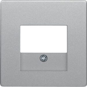 Berker Zentralstück Aluminium lackiert TAE-Ausschnitt 10336084 – Bild 1