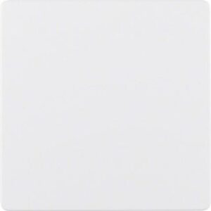 Berker Zentralplatte polarweiß für Sensoreinsatz 75940489 – Bild 1