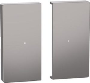 Merten Wippen für T-M 2fach Nickelmetallic System Design MEG5220-6050 – Bild 1