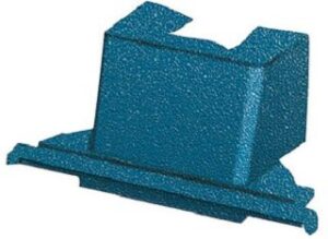 Busch-Jaeger Kanaleinführung ocean AP IP44 blaugrün 2086W-53 – Bild 1