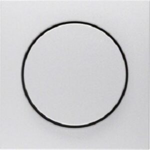 Berker Zentralstück aluminium matt mit Regulierknopf 11371404 – Bild 1