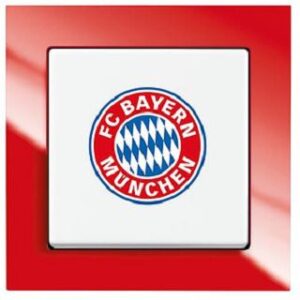 Busch-Jaeger Wechselschalter Fanschalter FC Bayern München 2000/6UJ/03 – Bild 1