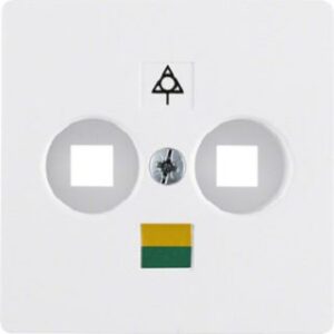 Berker Zentralplatte für Dopp.-Potent.ausgl 140309 – Bild 1