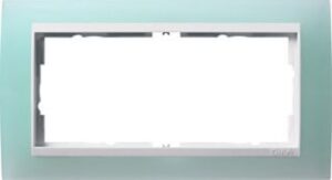 Gira Abdeckrahmen 2-fach Event opak mint Einsatz reinweiss 1002395 – Bild 1