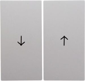 Berker Wippe polarweiß Symbol Pfeil 16251909 – Bild 1