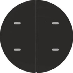 Berker Tastsensor 2-fach schwarz glänzend 80162865 – Bild 1