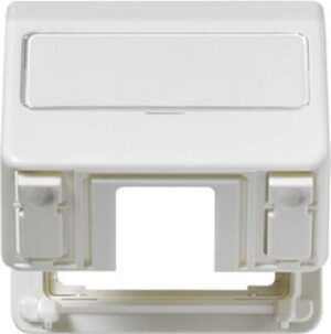 Jung Klappdeckel hohe Ausf. CD500 mit Schriftfeld alpinweiss CD554KLWW – Bild 1