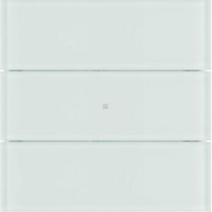 Berker Tastsensor 3-fach Glas polarweiß 75163590 – Bild 1