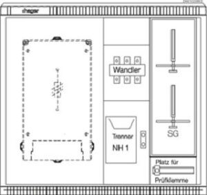Hager Wandlermessschrank 400A ZAW102WM2 – Bild 1