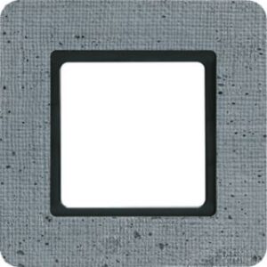 Berker Einbaurahmen 1-fach grau mt Stein 10116120 für GEB-K – Bild 1