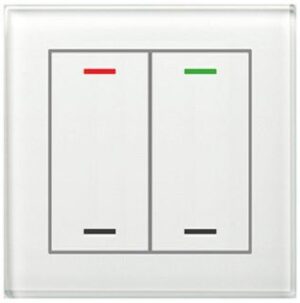 MDT Glastaster II 2-fach RGBW weiß BE-GTL20W.01 – Bild 1