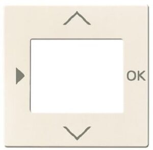 Busch-Jaeger Zentralscheibe EIB savanne/elfenbeinweiss 6435-82 – Bild 1