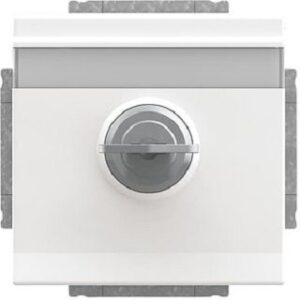 Busch-Jaeger SCHUKO Steckdose mit Klappdeckel mit Schloss solo studioweiss 20EUKNBSL-84 – Bild 1