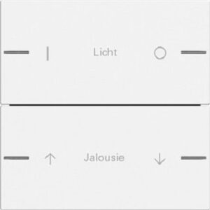 Gira Wippenset 2fach individuell für Tastsensor4 System 55 Reinweiß matt 576227 – Bild 1