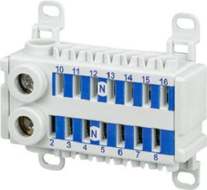 Siemens ALPHA 400-ZS N-Klemme 16 pol., 2x 25mm2 Schra 8GS4034-1 – Bild 1