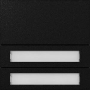 Gira Ruftastermodul 2-fach System 106 schwarz matt 5532925 – Bild 1