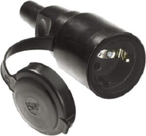 Bachmann Vollgummikupplung schwarz mit Deckel IP 44 919.177 – Bild 1