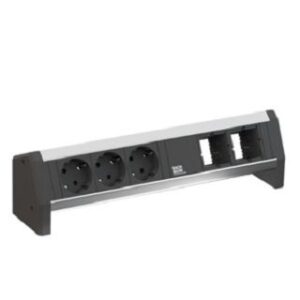 Bachmann Steckdoseneinheit DESK 3 x Schutzko 902.0096 – Bild 1