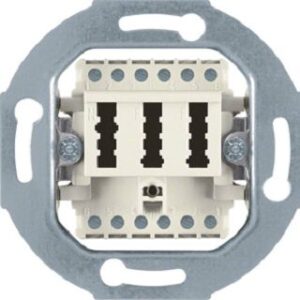 Berker TAE-Anschlußdose weiß mit Schraubklemmen 454402 – Bild 1