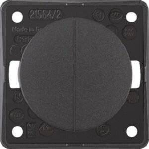 Berker Wippenschalter anthrazit mit Schraubklemmen 936552505 – Bild 1