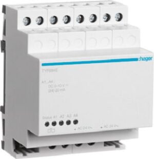 Hager Analogausgang 4-fach Erweiterungsmodul TYF684E – Bild 1