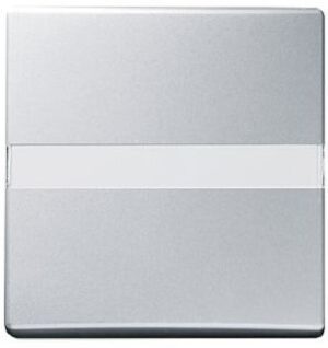 Busch-Jaeger Wippe Wechsel AW44 Beschriftungsfeld alusilber 2106N-33 – Bild 1