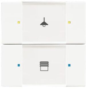 Busch-Jaeger Bedienelement 2/4-fach programmierbar mit Beschriftungsfeld 6126/02-884 – Bild 1