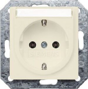 Siemens i-syst SCHUKO-Steckdose ew Beschriftungsfeld 5UB1555 – Bild 1