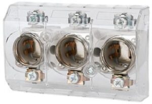 Eaton Sicherungssockel E33 DIII 3-polig 63A 600/690VAC S33 – Bild 1