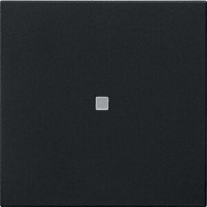 Gira Wippe 1-fach unbedruckt Kontrollfenster System 55 Schwarz matt 5371005 – Bild 1