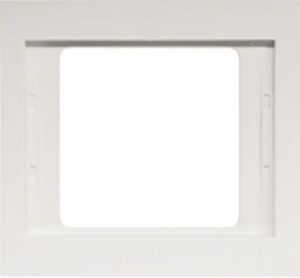 Berker Rahmen 1-fach polarweiß glänzend IP44 13137009 – Bild 1