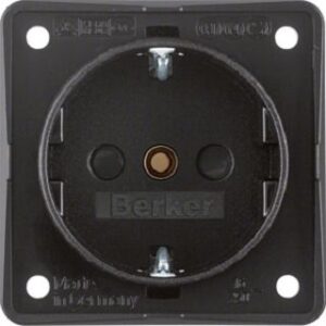Berker Schuko-Steckdose schwarz 9419505 – Bild 1