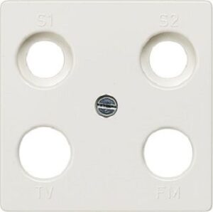 Siemens i-syst Abdeckplatte tws TV/RF/SAT 4-Loch sym 5TG2565 – Bild 1