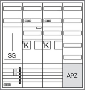 Hager KS,universZ,2ZP, SG,BKE-I,OKK,1100m m,4-f ZB34SET25LS – Bild 1