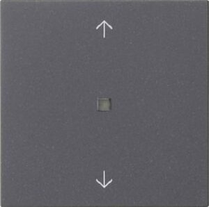 Gira S3000 Bedienaufsatz BT Pfeile System 55 Anthrazit 538228 – Bild 1