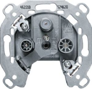 Berker Antennen-Steckdose 3Loch Einzeldose 452210 – Bild 1