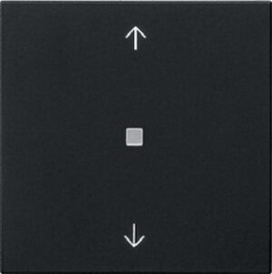 Gira S3000 Bedienaufsatz BT Pfeile System 55 Schwarz matt 5382005 – Bild 1