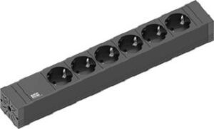 Bachmann Steckdosenleiste Connect Line 6xSch utzkontaktsteckdose, ohne Schalter, 420.0018 – Bild 1